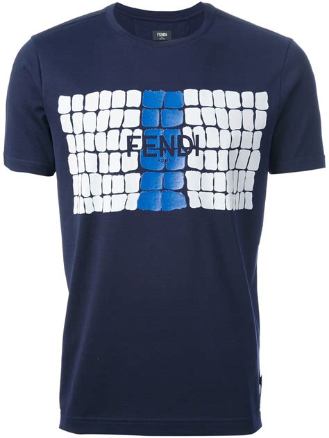 fendi mens t shirt|fendi men's printed t shirts.